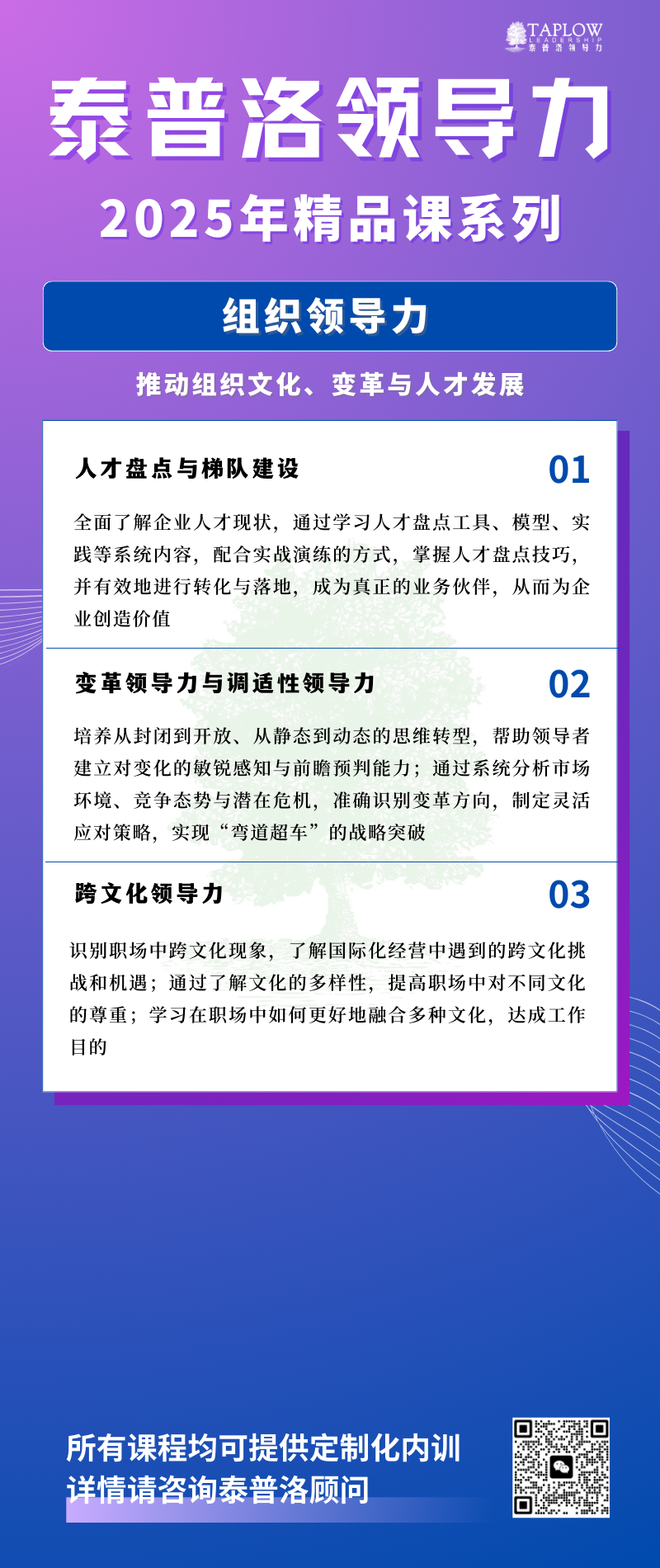 泰普洛2025最新精品课系列