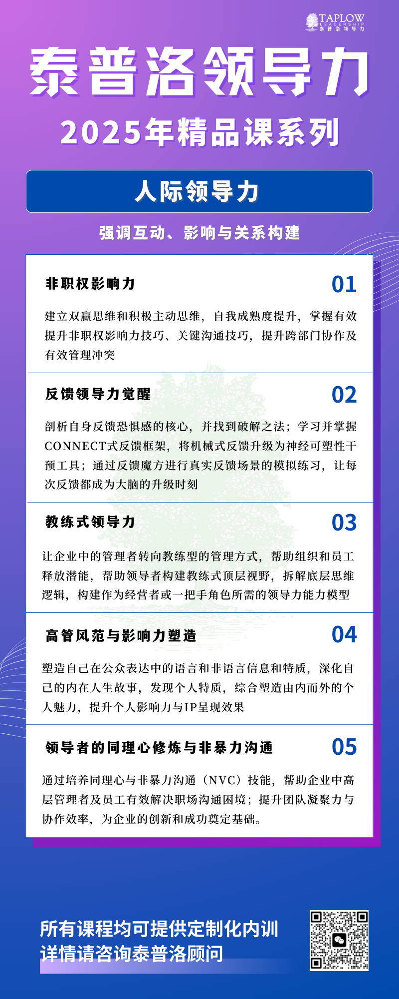 泰普洛2025最新精品课系列