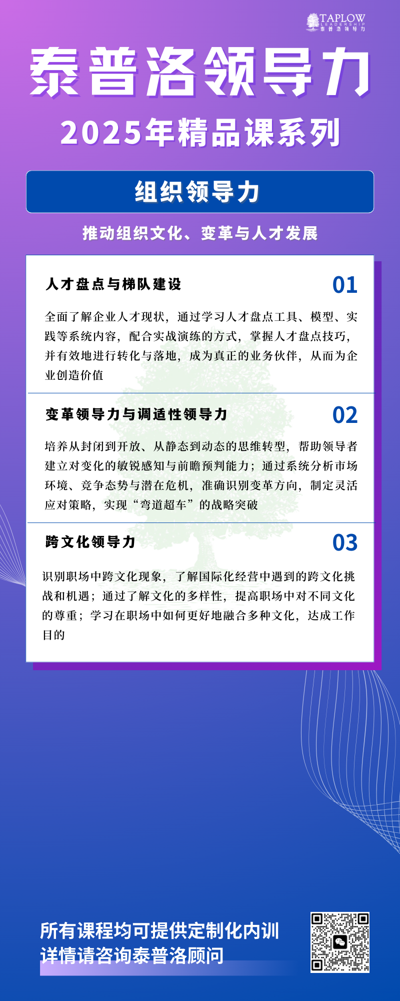泰普洛2025最新精品课系列