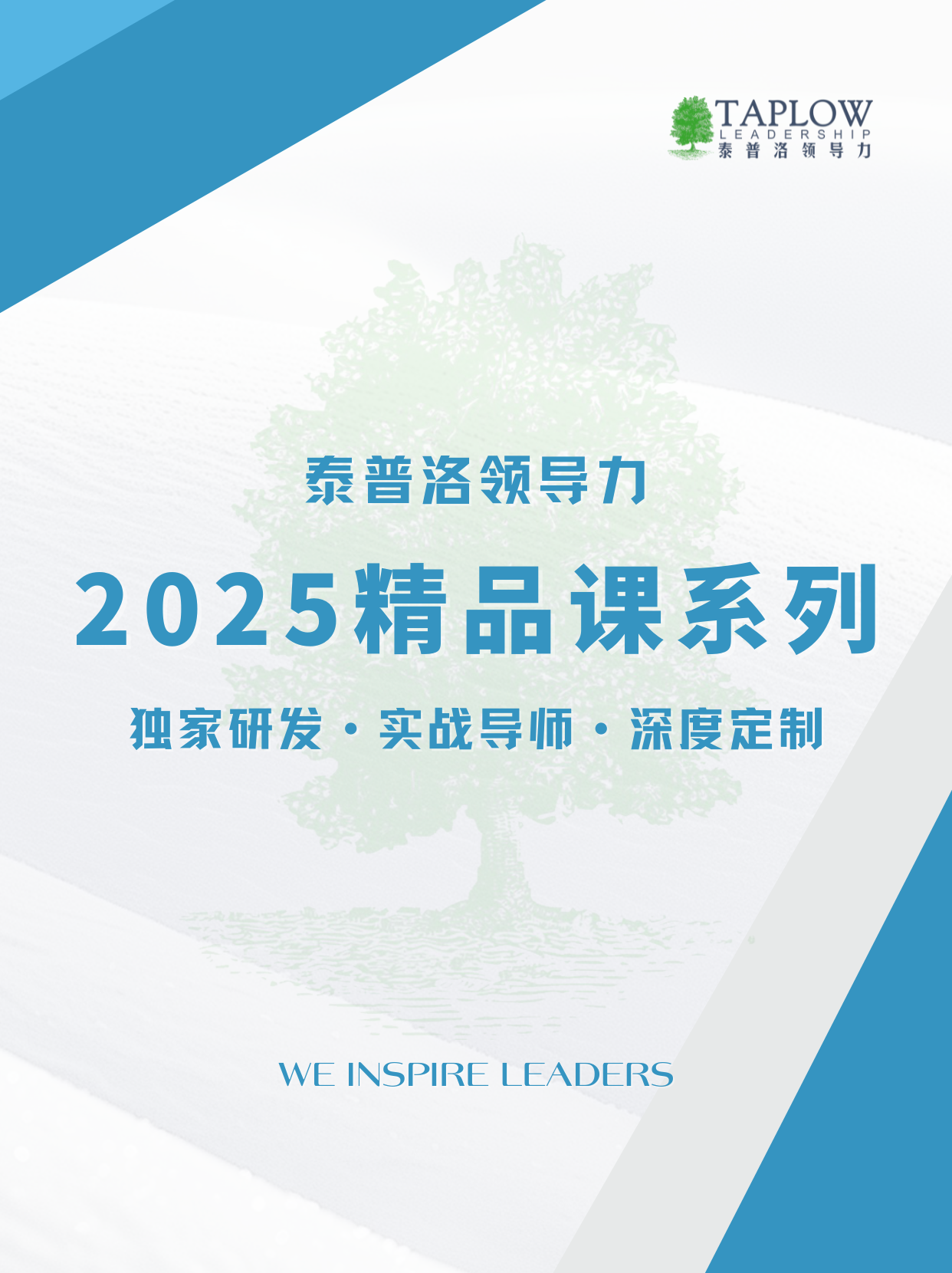 泰普洛2025最新精品课系列