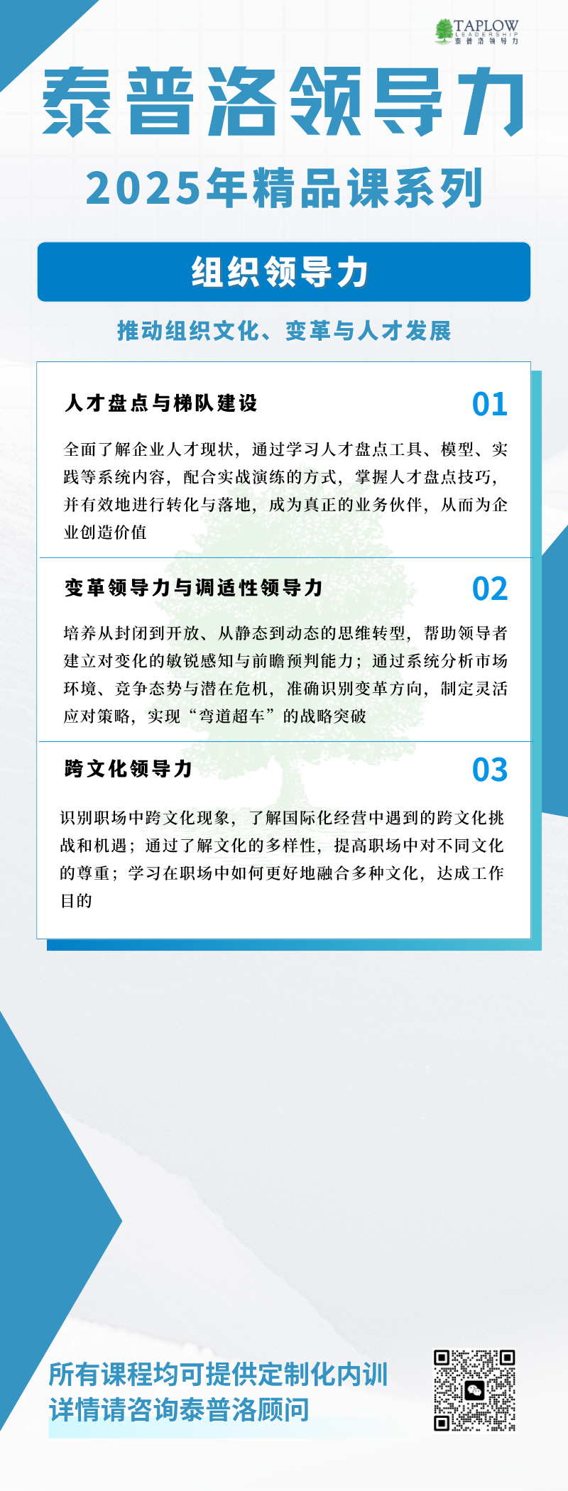 泰普洛2025最新精品课系列