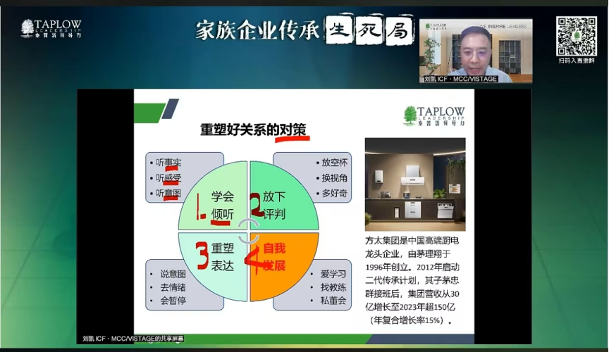 线上课精华 | 家族企业传承生死局，除去财富，我们真正要传承什么？